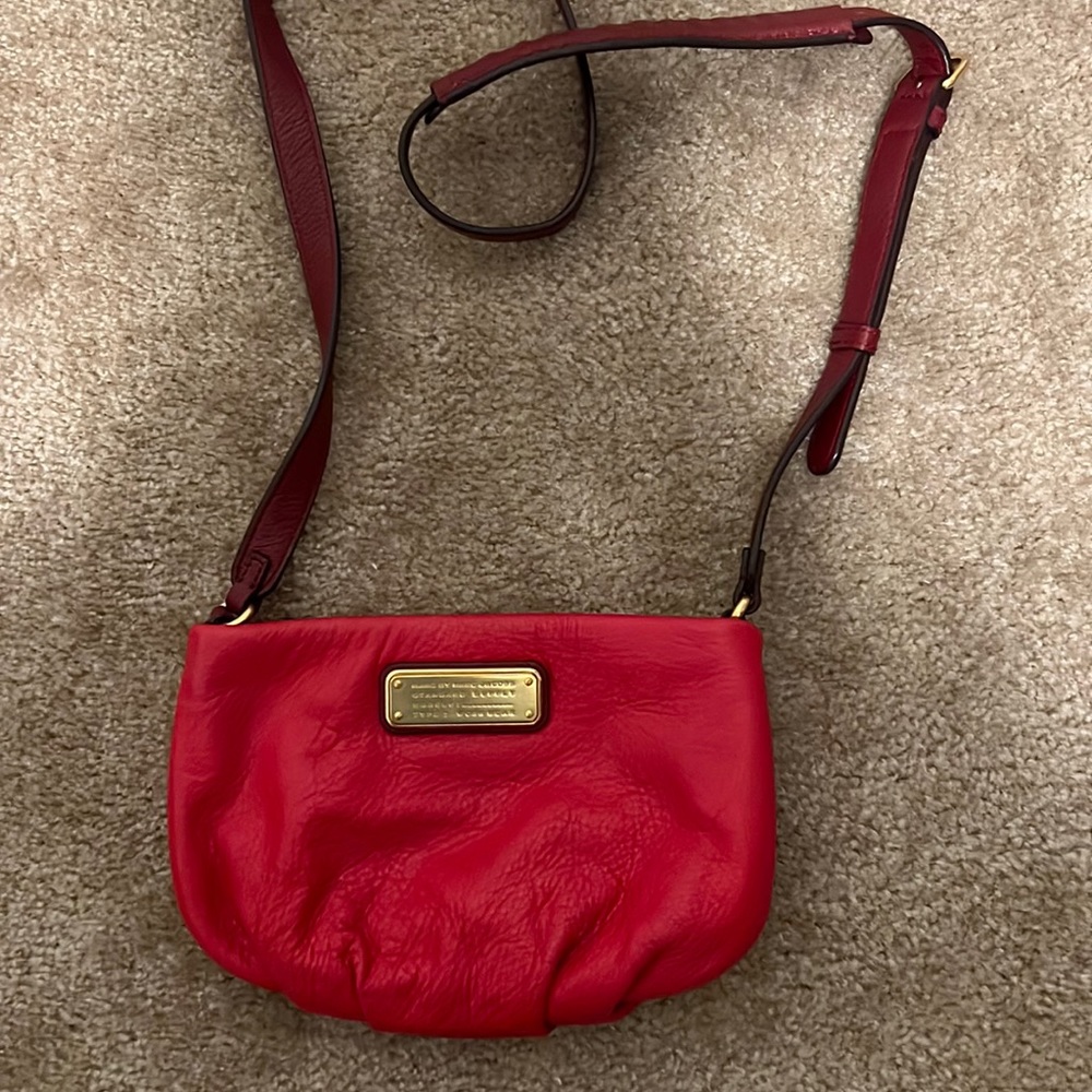 Marc by Marc Jacobs red crossbody bag